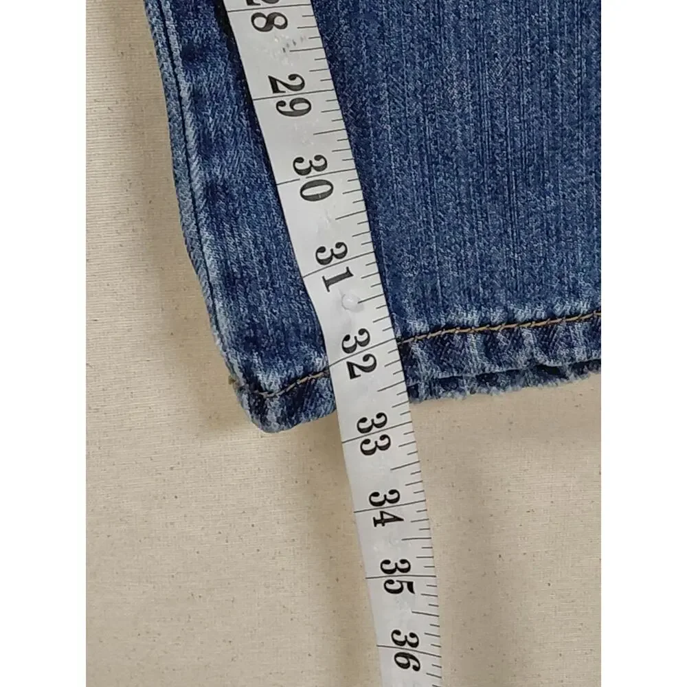 Wrangler Retro Blue Medium Wash Straight Leg Jeans Men Size W34 L32